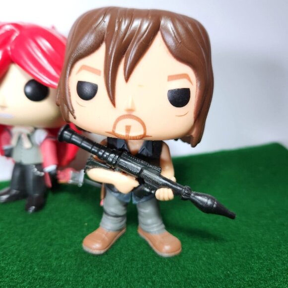 Funko Pop Lot of 8 Mixed Pops Grell Daryl Dixon Appa Iron Man Reggie Mantle Mary - Picture 2 of 9